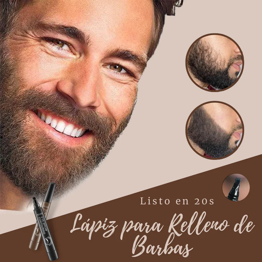 Lápiz Relleno de Barba+ 1 ¡GRATIS!